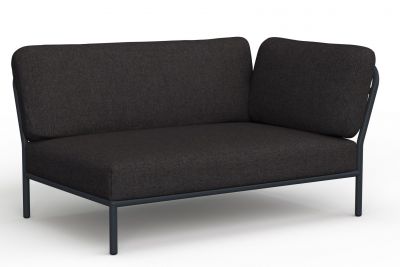 Houe Level Outdoor Sofa, dunkelgrau, Eckelement für Garten und Terrasse.